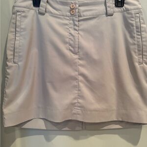 Elegant Cream A-Line Skirt